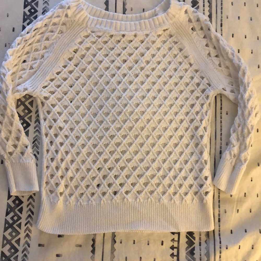 American Eagle ivory sweater size small
